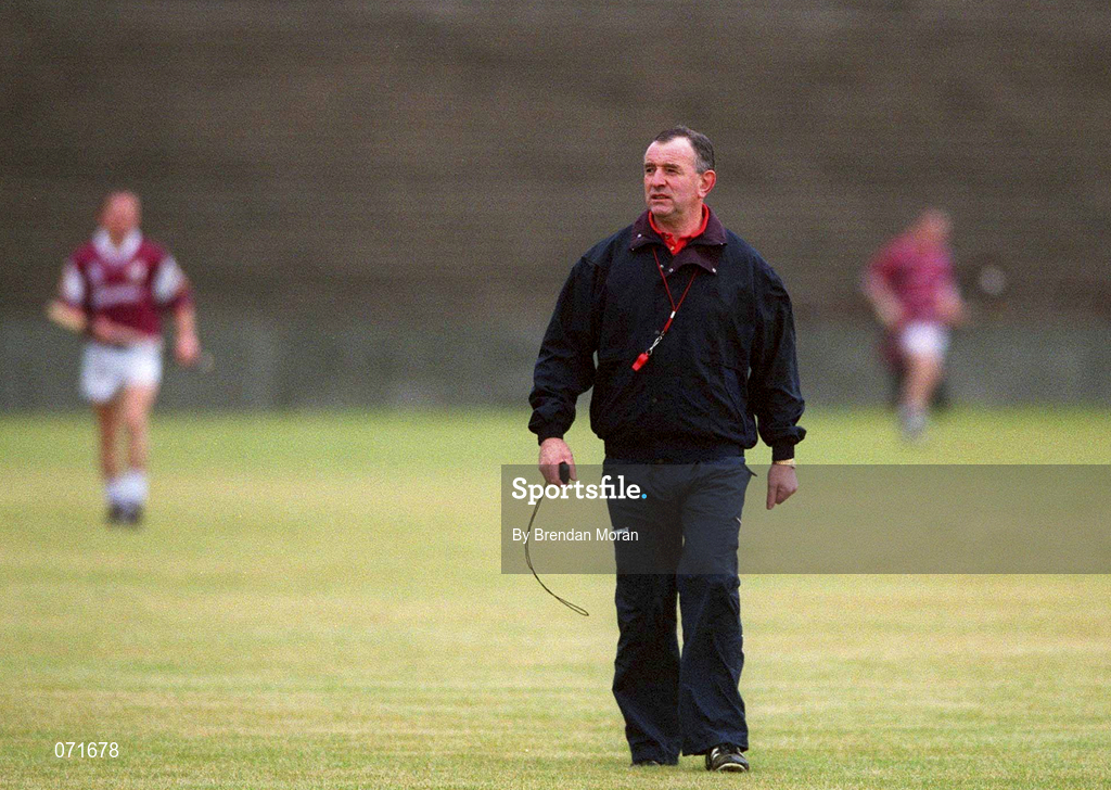 29 August 2001; Galway selector & trainer Mike McNamara during a Galway hurling press night at Pearse Stadium ahead of the Guinness All-Ireland Senior Hurling Championship Final. Photo by Matt Browne/Sportsfile