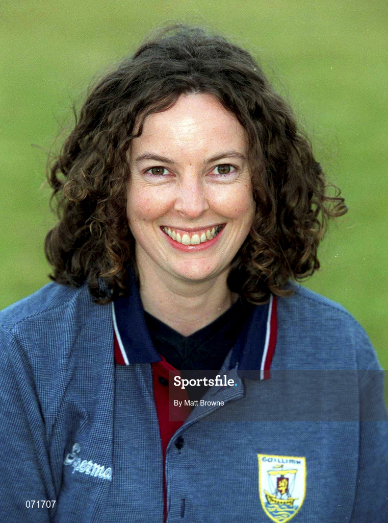 29 August 2001; Galway chartered physiotherapist Sharon Morris poses for a portrait during a Galway hurling press night at Pearse Stadium ahead of the Guinness All-Ireland Senior Hurling Championship Final. Photo by Matt Browne/Sportsfile