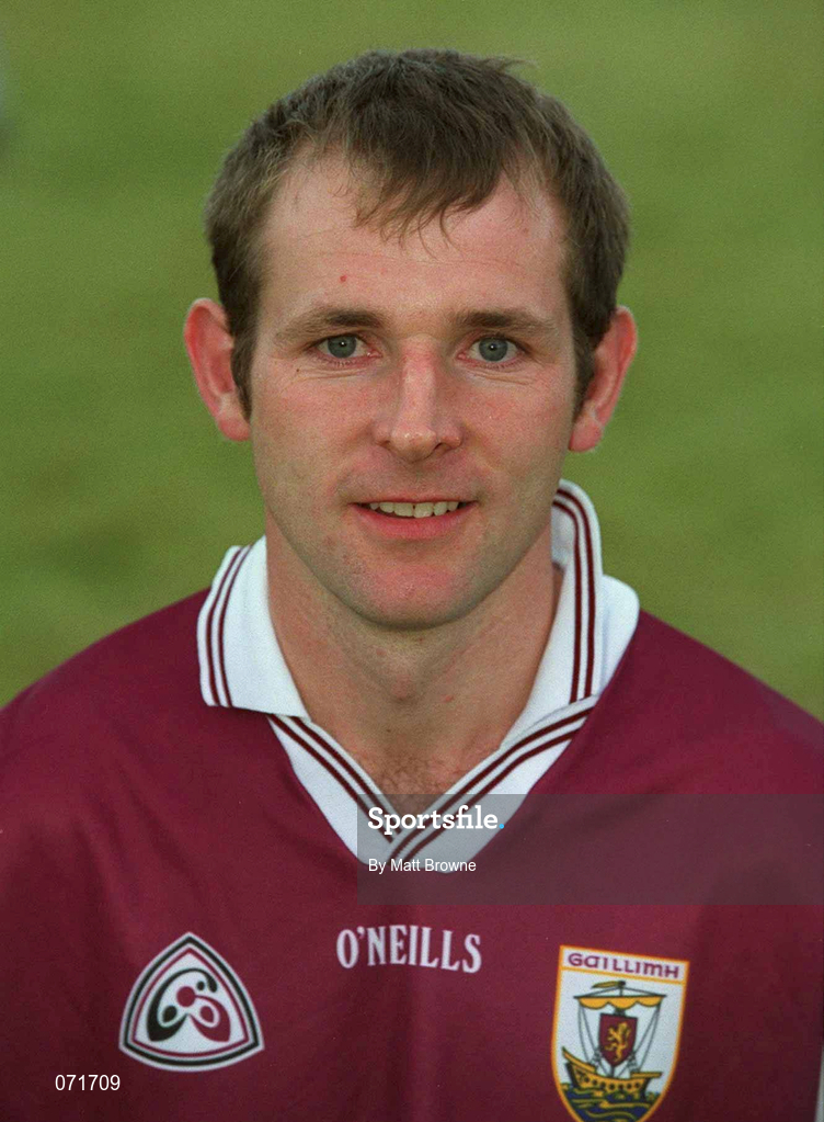 29 August 2001; Joe Rabbitte of Galway poses for a portrait during a Galway hurling press night at Pearse Stadium ahead of the Guinness All-Ireland Senior Hurling Championship Final. Photo by Matt Browne/Sportsfile