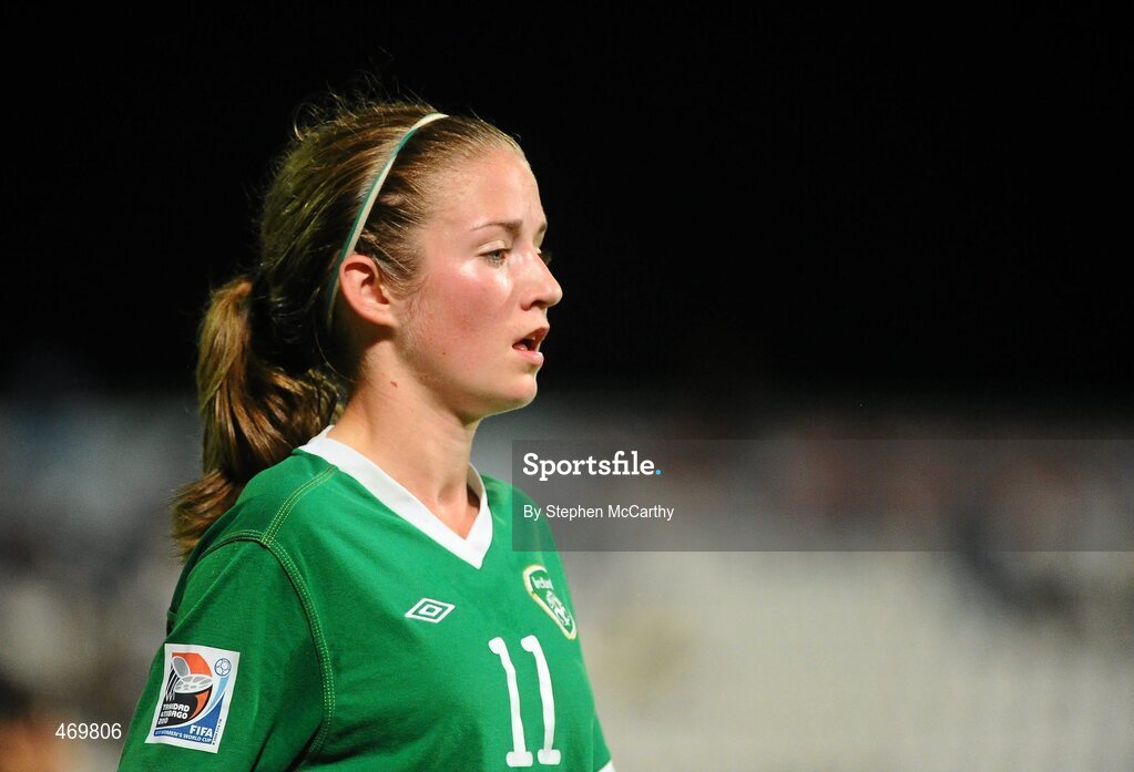 17 September 2010; Siobhan Killeen, Republic of Ireland. FIFA U-17 Women’s World Cup Quarter-Final, Republic of Ireland v Japan, Larry Gomes Stadium, Arima, Trinidad, Trinidad & Tobago. Picture credit: Stephen McCarthy / SPORTSFILE