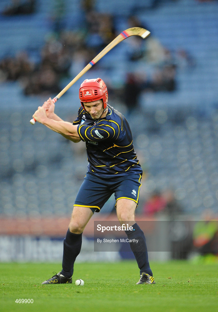 30 October 2010; Ronald Ross, Scotland. Senior Hurling / Shinty International 1st Test, Ireland v Scotland, Croke Park, Dublin. Picture credit:  Stephen McCarthy / SPORTSFILE
