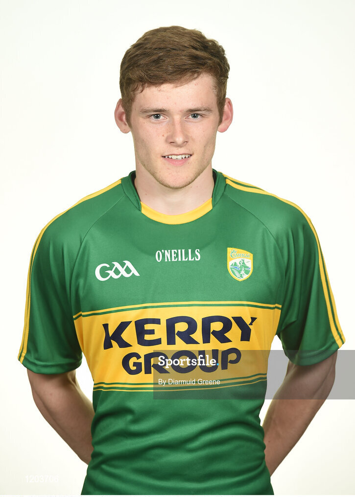 18 June 2016; Gavin White, Kerry. Kerry Football Squad Portraits 2016, Fitzgerald Stadium, Killarney, Co. Kerry. Photo by Diarmuid Greene/Sportsfile