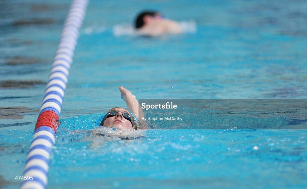 9 April 2010; Matthew Bell, from Down, in action during swimming training at an Ireland paralympic squad training camp. Ireland Paralympic Squad Training Camp - April 2010, University of Limerick, Limerick. Picture credit: Stephen McCarthy / SPORTSFILE