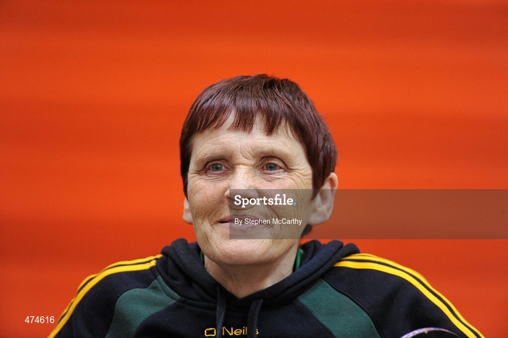 9 April 2010; Kathleen Reynolds, from Blanchardstown, Dublin, in action during table tennis training at an Ireland paralympic squad training camp. Ireland Paralympic Squad Training Camp - April 2010, University of Limerick, Limerick. Picture credit: Stephen McCarthy / SPORTSFILE