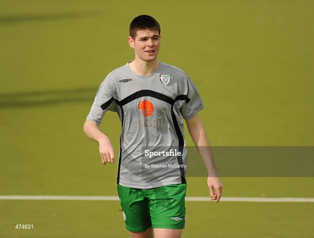 9 April 2010; Dara Snell, from Arklow, Wicklow, in action during soccer training at an Ireland paralympic squad training camp. Ireland Paralympic Squad Training Camp - April 2010, University of Limerick, Limerick. Picture credit: Stephen McCarthy / SPORTSFILE