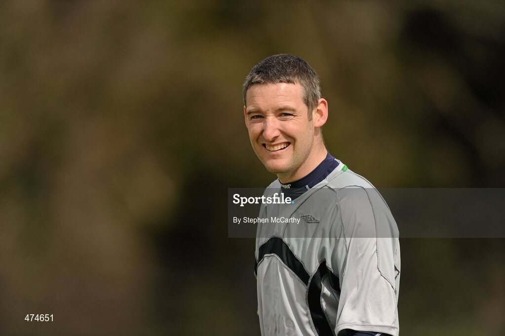 9 April 2010; James Murrihy, from Quilty, Co. Clare, in action during soccer training at an Ireland paralympic squad training camp. Ireland Paralympic Squad Training Camp - April 2010, University of Limerick, Limerick. Picture credit: Stephen McCarthy / SPORTSFILE