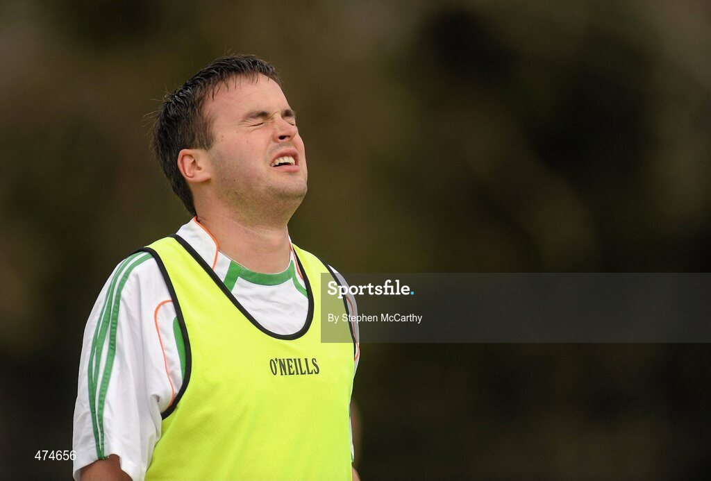 9 April 2010; Jason Moran, from Galway, during soccer training at an Ireland paralympic squad training camp. Ireland Paralympic Squad Training Camp - April 2010, University of Limerick, Limerick. Picture credit: Stephen McCarthy / SPORTSFILE