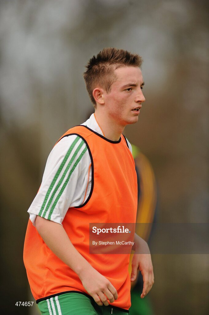 9 April 2010; Mark Jones, from Belfast, Antrim, in action during soccer training at an Ireland paralympic squad training camp. Ireland Paralympic Squad Training Camp - April 2010, University of Limerick, Limerick. Picture credit: Stephen McCarthy / SPORTSFILE
