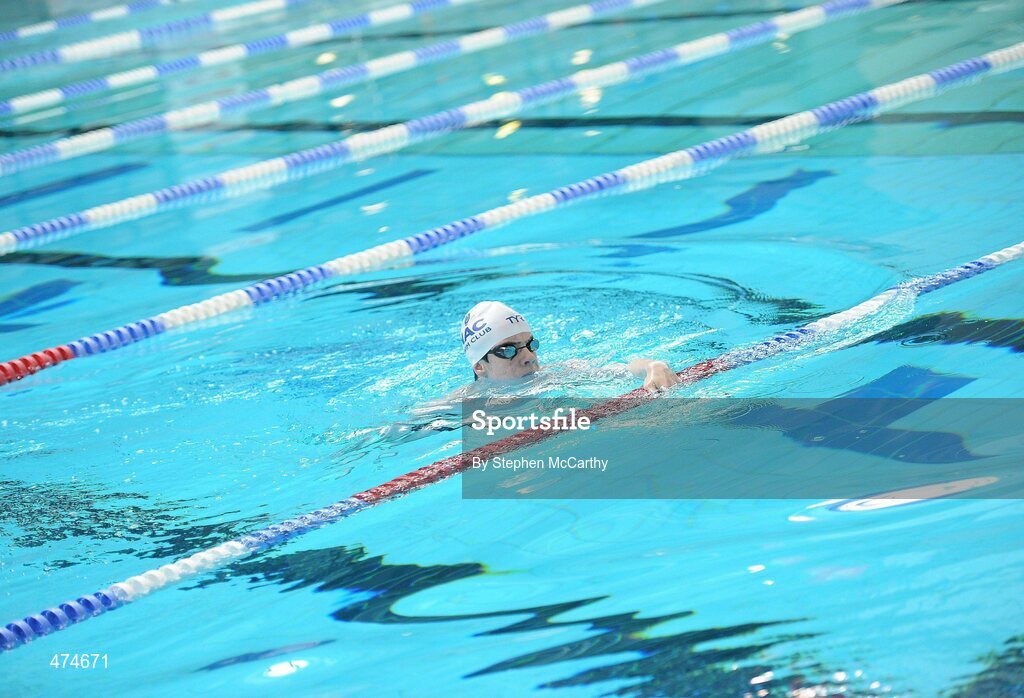 9 April 2010; James Scully, from Ratoath, Meath, in action during swimming training at an Ireland paralympic squad training camp. Ireland Paralympic Squad Training Camp - April 2010, University of Limerick, Limerick. Picture credit: Stephen McCarthy / SPORTSFILE