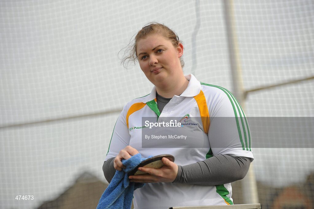9 April 2010; Orla Barry, from Ladysbridge, Cork, during an Ireland paralympic squad training camp. Ireland Paralympic Squad Training Camp - April 2010, University of Limerick, Limerick. Picture credit: Stephen McCarthy / SPORTSFILE