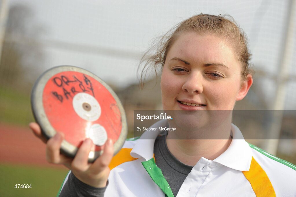 9 April 2010; Orla Barry, from Ladysbridge, Cork, during an Ireland paralympic squad training camp. Ireland Paralympic Squad Training Camp - April 2010, University of Limerick, Limerick. Picture credit: Stephen McCarthy / SPORTSFILE