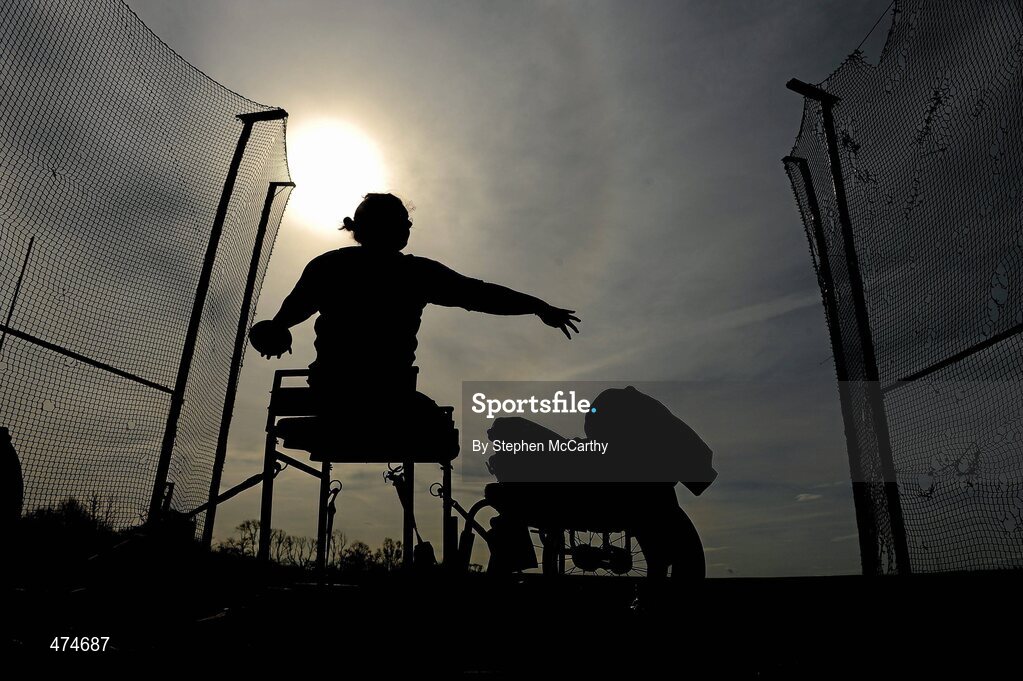 9 April 2010; Orla Barry, from Ladysbridge, Cork, during an Ireland paralympic squad training camp. Ireland Paralympic Squad Training Camp - April 2010, University of Limerick, Limerick. Picture credit: Stephen McCarthy / SPORTSFILE
