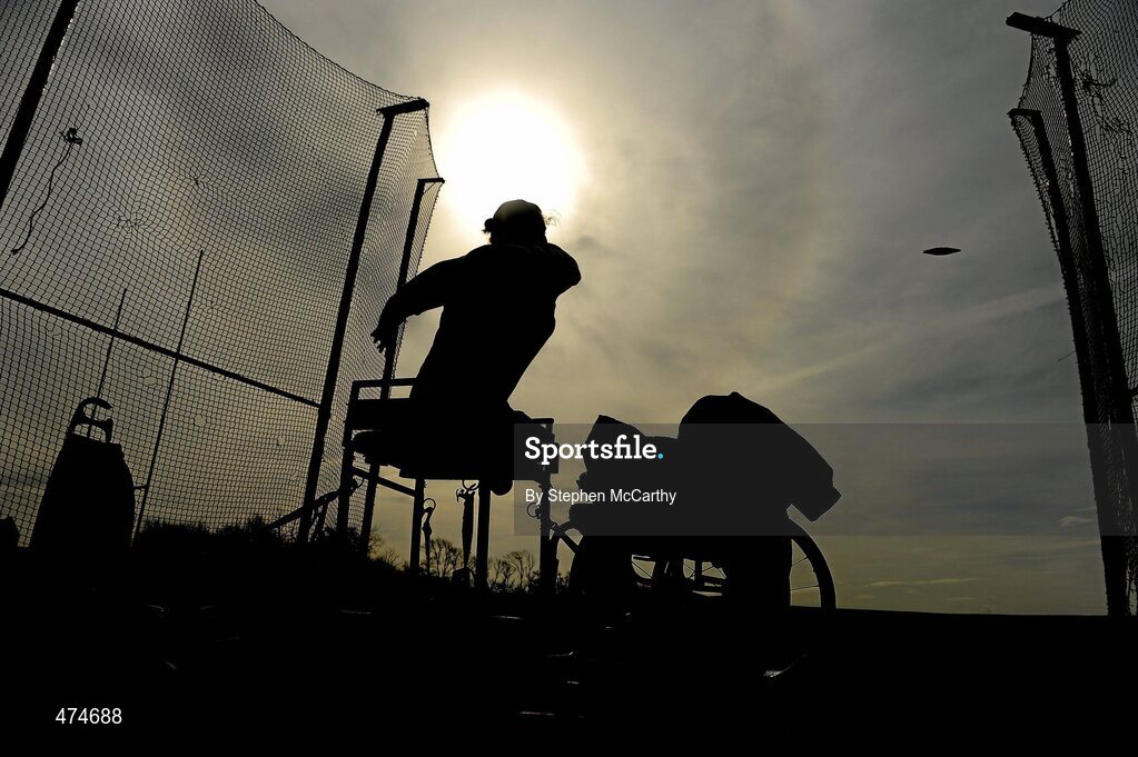 9 April 2010; Orla Barry, from Ladysbridge, Cork, during an Ireland paralympic squad training camp. Ireland Paralympic Squad Training Camp - April 2010, University of Limerick, Limerick. Picture credit: Stephen McCarthy / SPORTSFILE