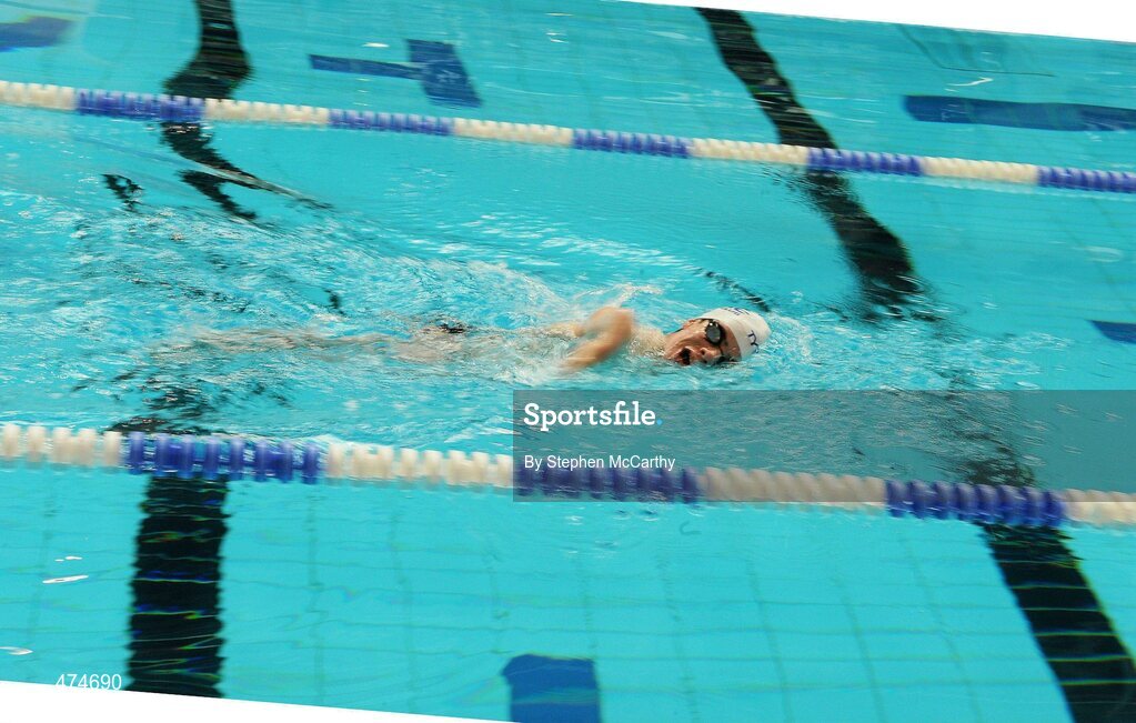 9 April 2010; James Scully, from Ratoath, Meath, in action during swimming training at an Ireland paralympic squad training camp. Ireland Paralympic Squad Training Camp - April 2010, University of Limerick, Limerick. Picture credit: Stephen McCarthy / SPORTSFILE
