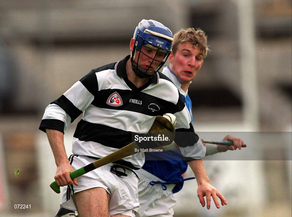 18 April 1999; Eoin Kelly of St Kieran's Kilkenny during the GAA All-Ireland Post Primary Senior A Schools Hurling Croke Cup Final match between St Flannan's Ennis and St Kieran's Kilkenny at Croke Park in Dublin. Photo by Matt Browne/Sportsfile