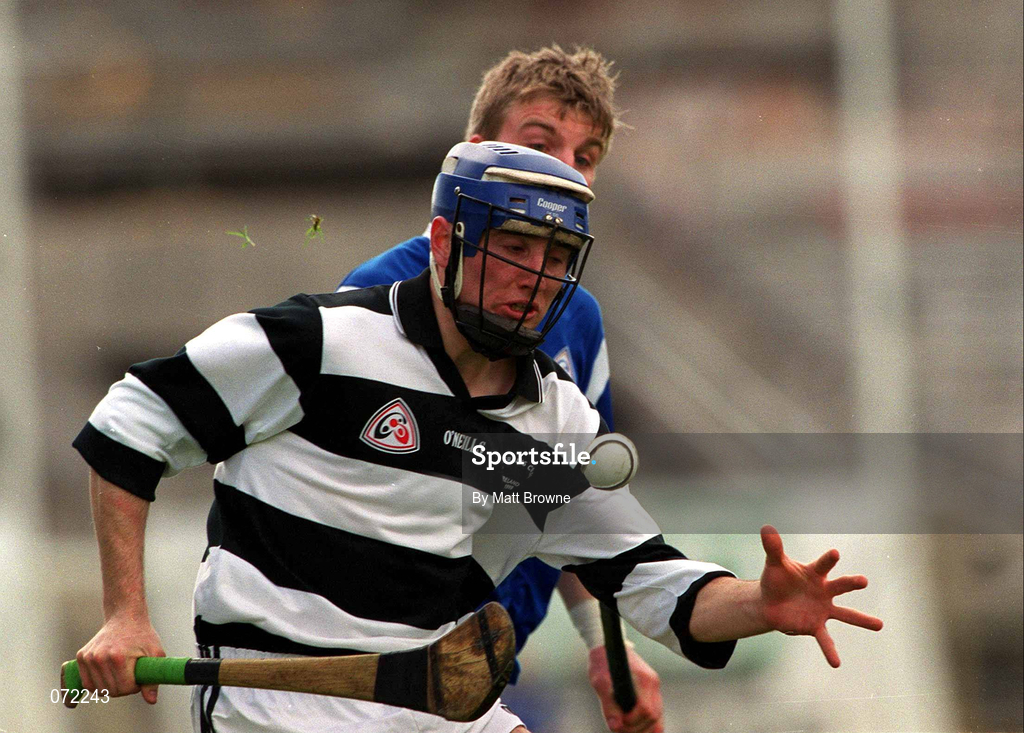 18 April 1999; Eoin Kelly of St Kieran's Kilkenny during the GAA All-Ireland Post Primary Senior A Schools Hurling Croke Cup Final match between St Flannan's Ennis and St Kieran's Kilkenny at Croke Park in Dublin. Photo by Matt Browne/Sportsfile