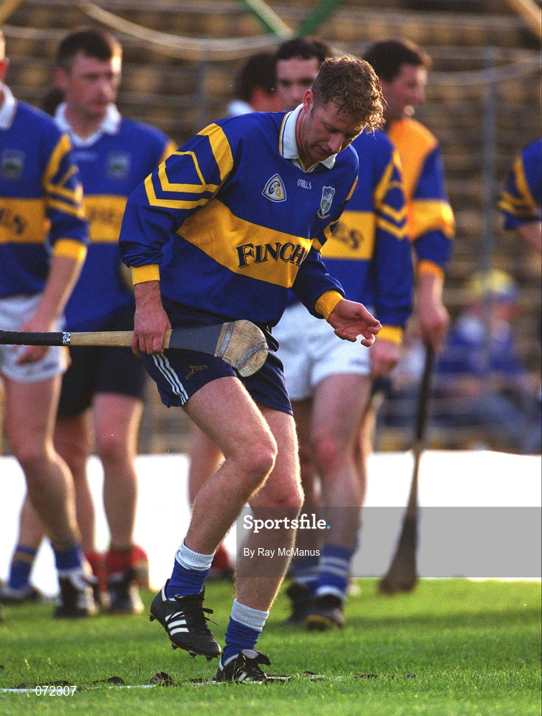 30 August 2001; Eddie Enright during a Tipperary hurling training session prior to the All-Ireland Hurling Final at Semple Stadium in Thurles, Tipperary. Photo by Ray McManus/Sportsfile