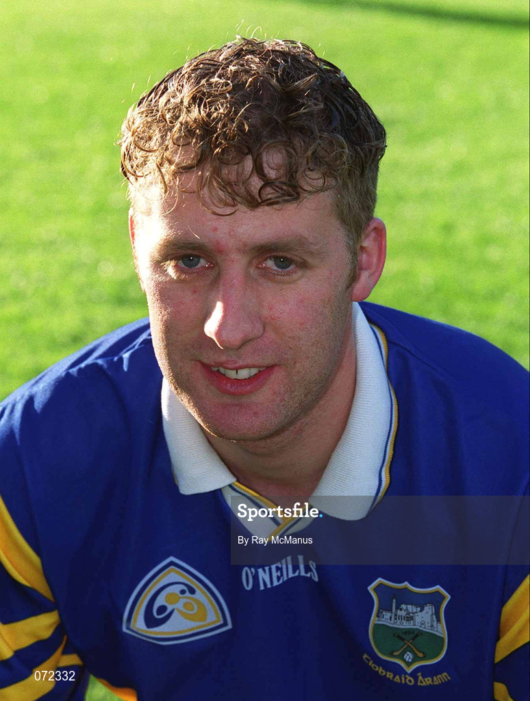 30 August 2001; Eddie Enright during a Tipperary hurling training session prior to the All-Ireland Hurling Final at Semple Stadium in Thurles, Tipperary. Photo by Ray McManus/Sportsfile
