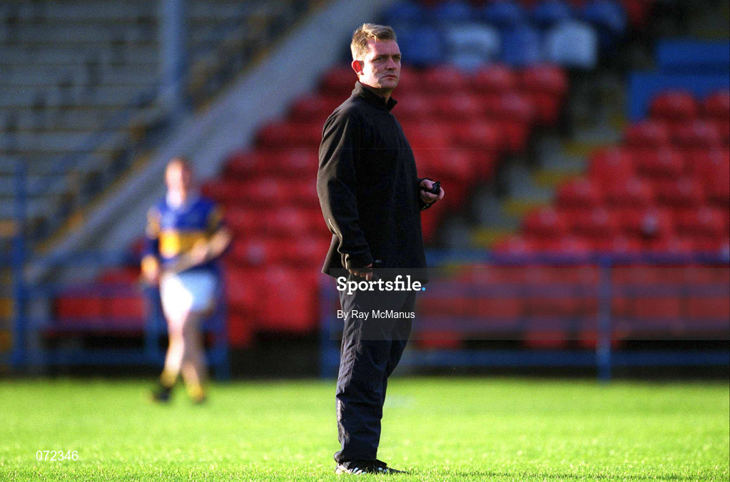 30 August 2001; Manager Nicky English during a Tipperary hurling training session prior to the All-Ireland Hurling Final at Semple Stadium in Thurles, Tipperary. Photo by Ray McManus/Sportsfile