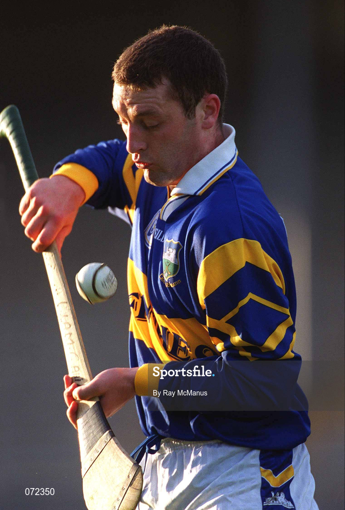 30 August 2001; Liam Cahill during a Tipperary hurling training session prior to the All-Ireland Hurling Final at Semple Stadium in Thurles, Tipperary. Photo by Ray McManus/Sportsfile