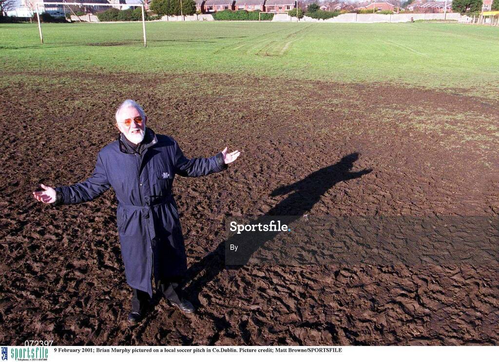 9 February 2001; Brian Murphy pictured on a local soccer pitch in Co.Dublin. Picture credit; Matt Browne/SPORTSFILE