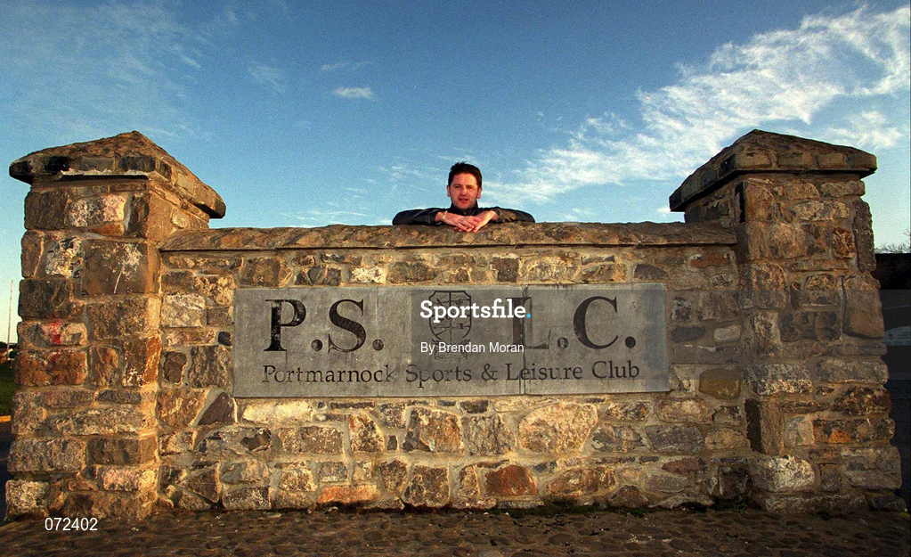 10 April 2001; Keith Bruin of Portmarnock, pictured before squad training at the Portmarnock Sports and Leisure Centre in preparation for their FAI Cup Quarter Final against Longford Town. Photo by Brendan Moran/Sportsfile