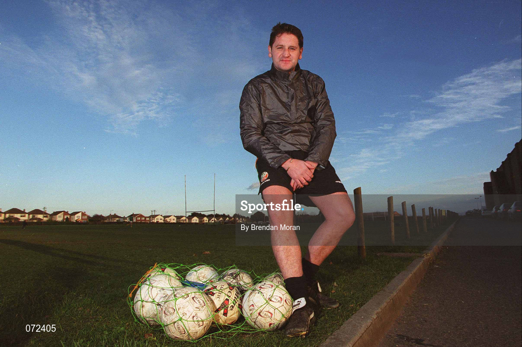 10 April 2001; Keith Bruin of Portmarnock, pictured before squad training at the Portmarnock Sports and Leisure Centre in preparation for their FAI Cup Quarter Final against Longford Town. Photo by Brendan Moran/Sportsfile