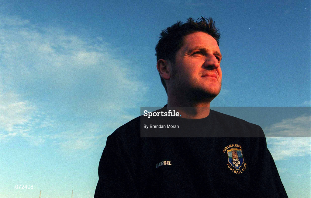 10 April 2001; Keith Bruin of Portmarnock, pictured before squad training at the Portmarnock Sports and Leisure Centre in preparation for their FAI Cup Quarter Final against Longford Town. Photo by Brendan Moran/Sportsfile