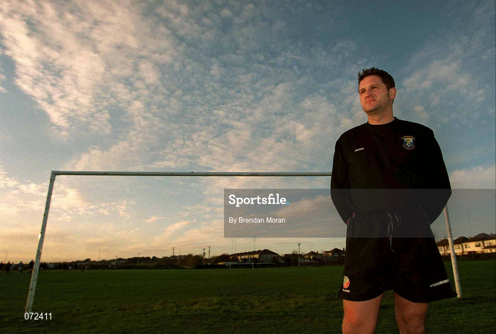 10 April 2001; Keith Bruin of Portmarnock, pictured before squad training at the Portmarnock Sports and Leisure Centre in preparation for their FAI Cup Quarter Final against Longford Town. Photo by Brendan Moran/Sportsfile