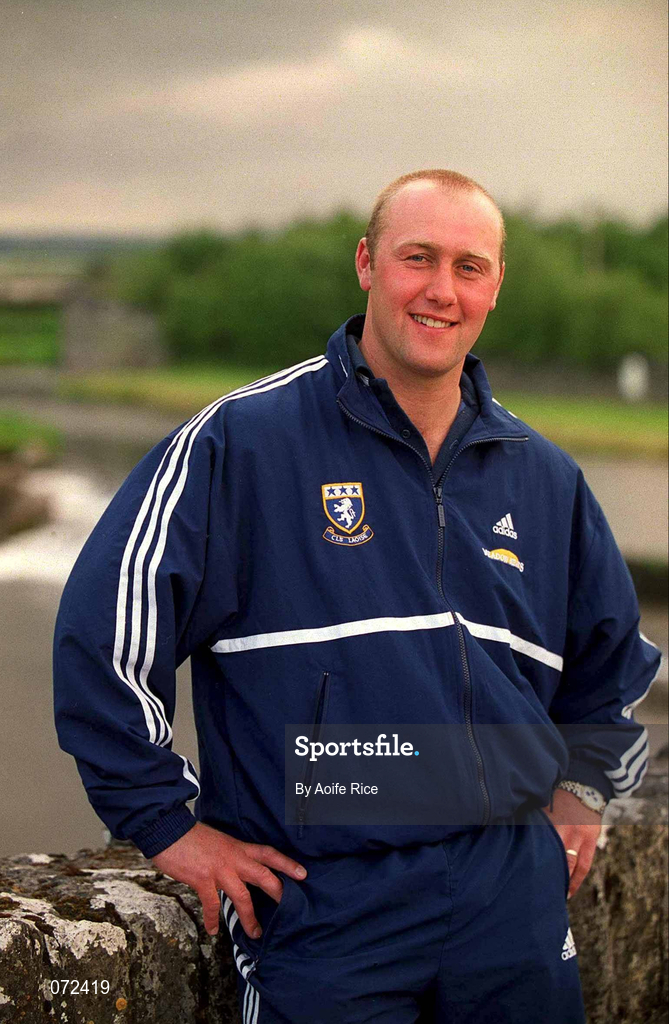 6 June 2001; Laois hurler David Cuddy relaxing in his hometown prior to the Leinster Senior Hurling Championship match between Laois and Wexford in Croke Park. Photo by Aoife Rice/Sportsfile