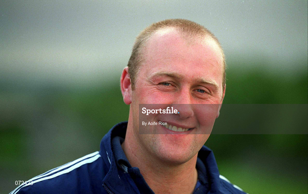 6 June 2001; Laois hurler David Cuddy relaxing in his hometown prior to the Leinster Senior Hurling Championship match between Laois and Wexford in Croke Park. Photo by Aoife Rice/Sportsfile