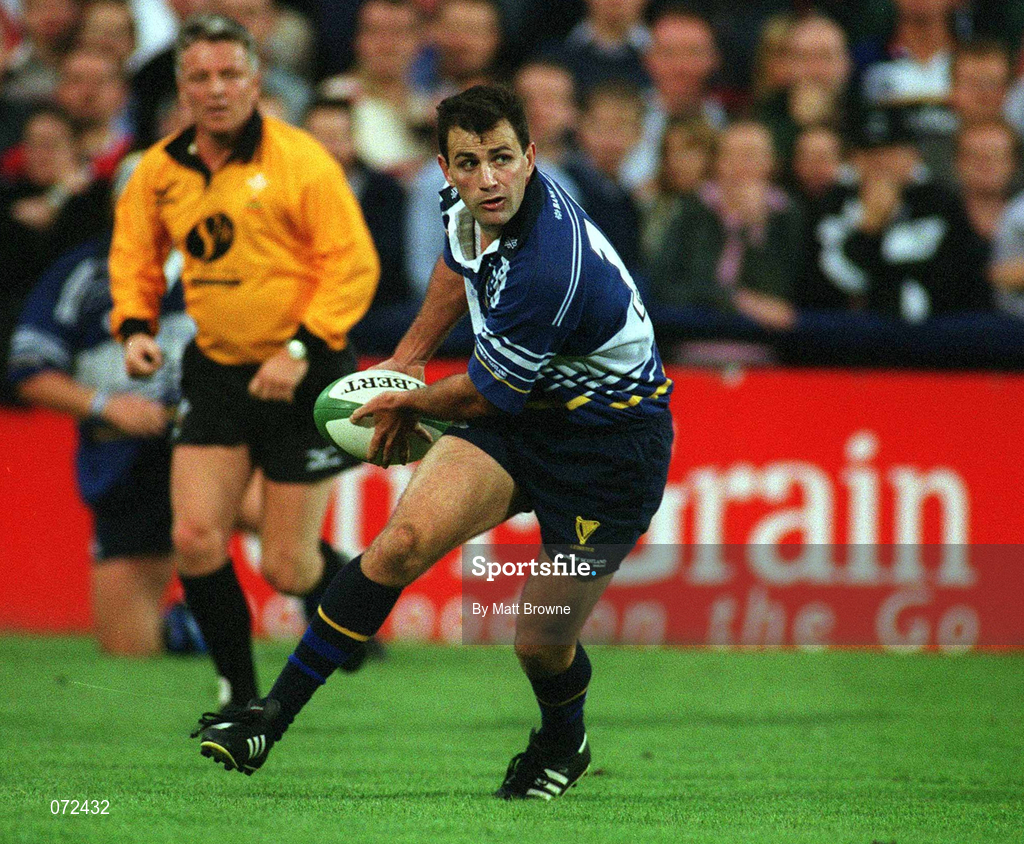 31 August 2001; Nathan Spooner of Leinster during the Celtic League match between Leinster and Ulster at Donnybrook Stadium in Dublin. Photo by Matt Browne/Sportsfile