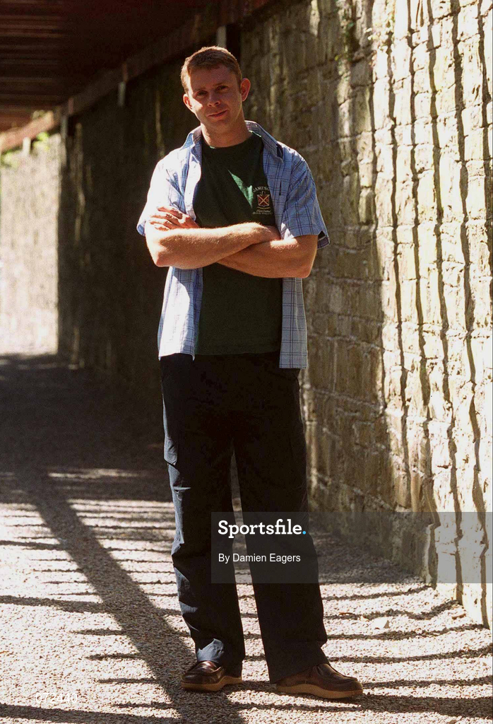 22 June 2001; Meath footballer Cormac Murphy during a feature in Dublin. Photo by Damien Eagers/Sportsfile