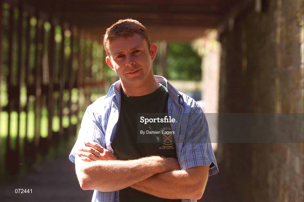 22 June 2001; Meath footballer Cormac Murphy during a feature in Dublin. Photo by Damien Eagers/Sportsfile