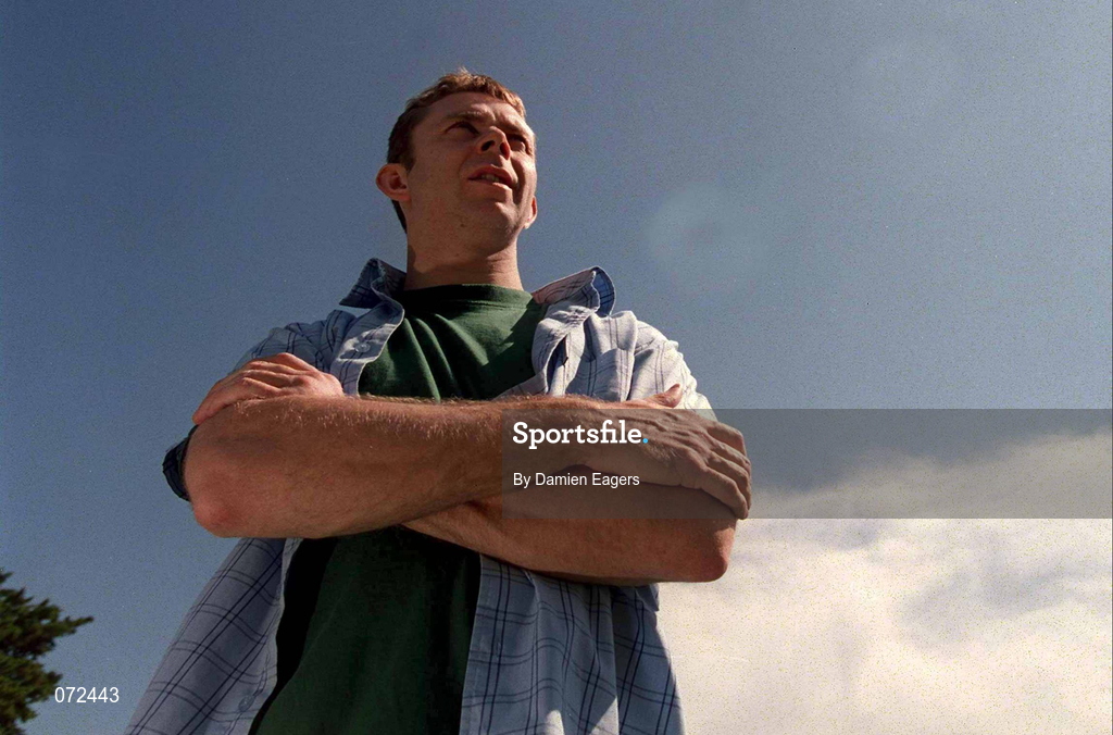 22 June 2001; Meath footballer Cormac Murphy during a feature in Dublin. Photo by Damien Eagers/Sportsfile