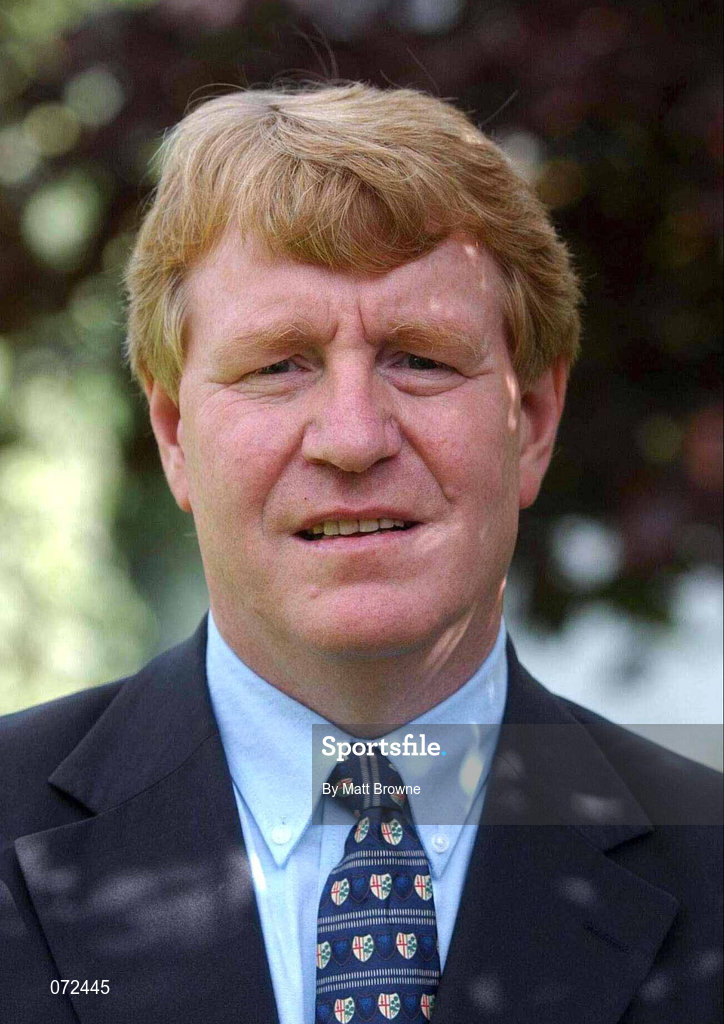 22 August 2001; Jeff Huckstep, Chief Executive, London Irish Rugby Football Club, during a feature in London, England. Photo by Matt Browne/Sportsfile