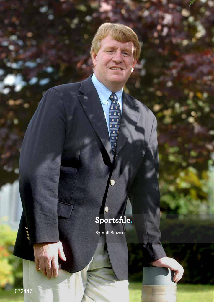 22 August 2001; Jeff Huckstep, Chief Executive, London Irish Rugby Football Club, during a feature in London, England. Photo by Matt Browne/Sportsfile