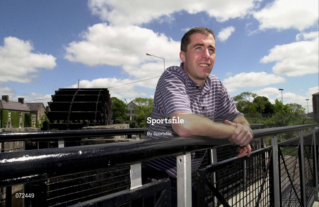20 June 2001; Clare footballer Ger Keane during a featre. Photo by Sportsfile