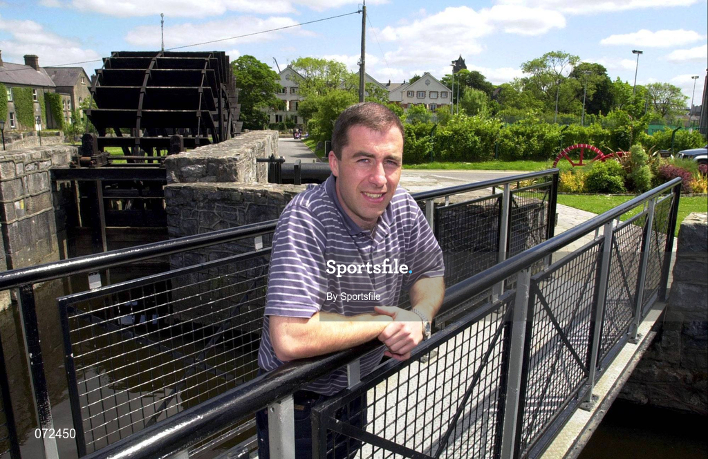 20 June 2001; Clare footballer Ger Keane during a featre. Photo by Sportsfile