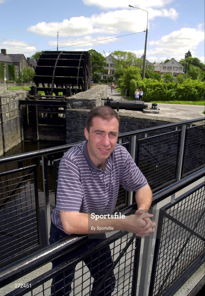 20 June 2001; Clare footballer Ger Keane during a featre. Photo by Sportsfile