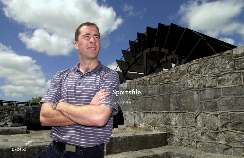 20 June 2001; Clare footballer Ger Keane during a featre. Photo by Sportsfile