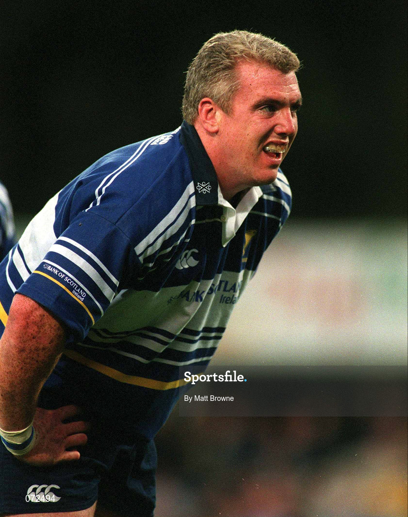 31 August 2001; Victor Costello of Leinster during the Celtic League match between Leinster and Ulster at Donnybrook Stadium in Dublin. Photo by Matt Browne/Sportsfile