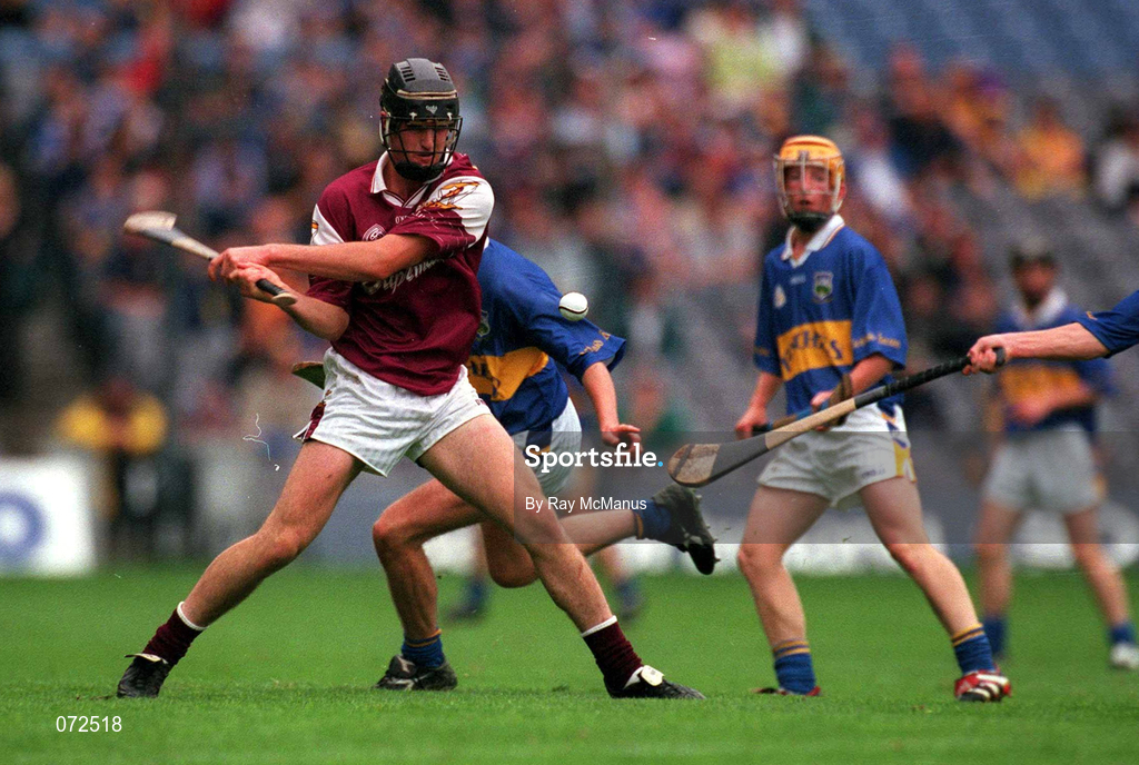 12 August 2001; Shane Kavanagh of Galway during the All-Ireland Minor Hurling Championship Semi-Final match between Galway and Tipperary at Croke Park in Dublin. Photo by Ray McManus/Sportsfile