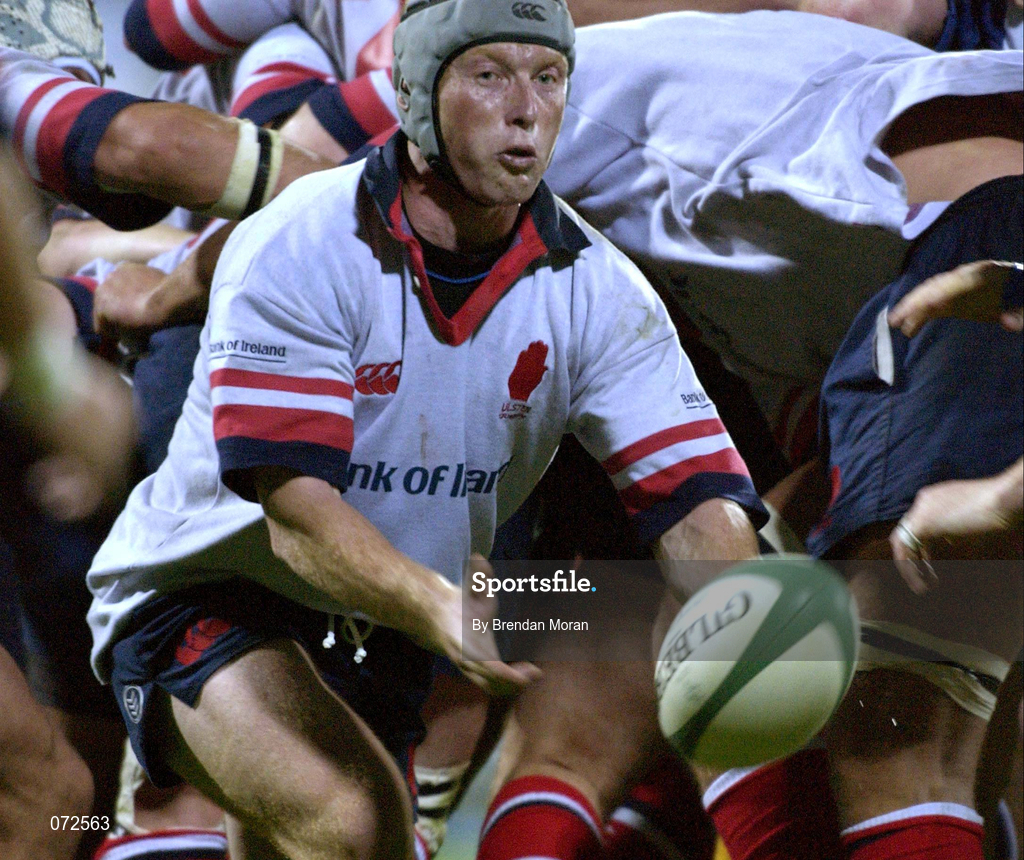 31 August 2001; Neil Doak of Ulster during the Celtic League match between Leinster and Ulster at Donnybrook Stadium in Dublin. Photo by Brendan Moran/Sportsfile
