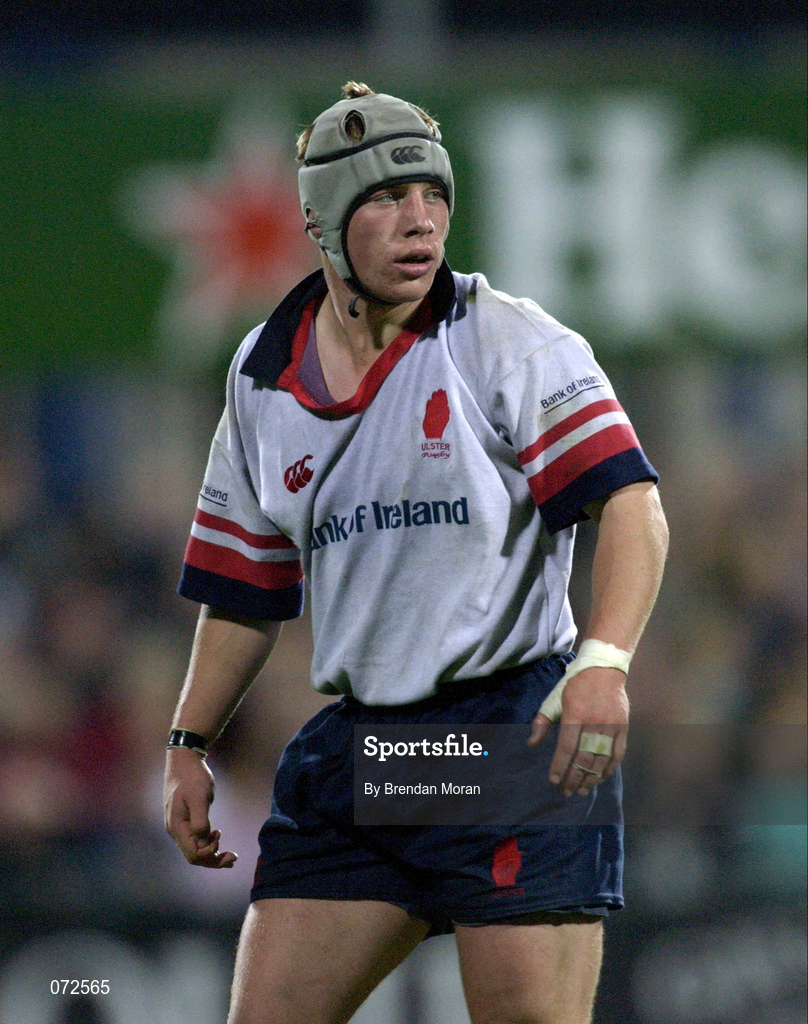 31 August 2001; Neil McMillan of Ulster during the Celtic League match between Leinster and Ulster at Donnybrook Stadium in Dublin. Photo by Brendan Moran/Sportsfile