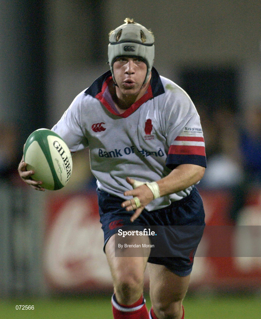 31 August 2001; Neil McMillan of Ulster during the Celtic League match between Leinster and Ulster at Donnybrook Stadium in Dublin. Photo by Brendan Moran/Sportsfile
