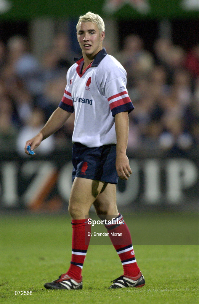 31 August 2001; Paddy Wallace of Ulster during the Celtic League match between Leinster and Ulster at Donnybrook Stadium in Dublin. Photo by Brendan Moran/Sportsfile