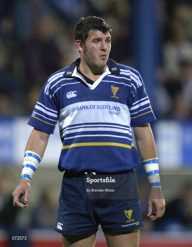 31 August 2001; Shane Horgan of Leinster during the Celtic League match between Leinster and Ulster at Donnybrook Stadium in Dublin. Photo by Matt Browne/Sportsfile