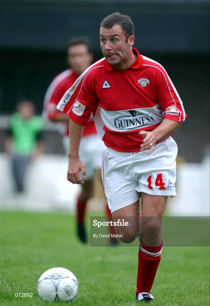 19 August 2001; Kelvin Flanagan of Cork City during the eircom League Premier Division match between Cork City and Bohemians at Turners Cross in Cork. Photo by David Maher/Sportsfile