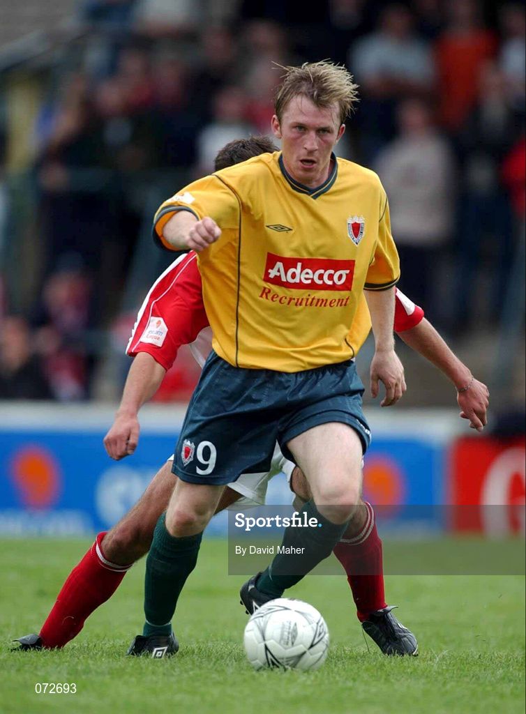 19 August 2001; Trevor Molloy of Bohemians during the eircom League Premier Division match between Cork City and Bohemians at Turners Cross in Cork. Photo by David Maher/Sportsfile